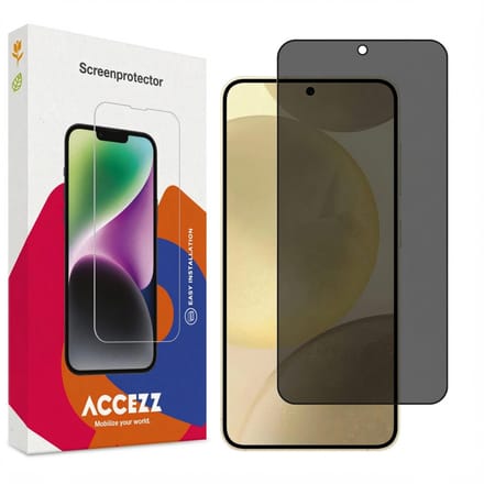 Accezz Screen Protector - Geschikt voor Samsung Galaxy S25 Plus - Gehard Glas Privacy Screenprotector