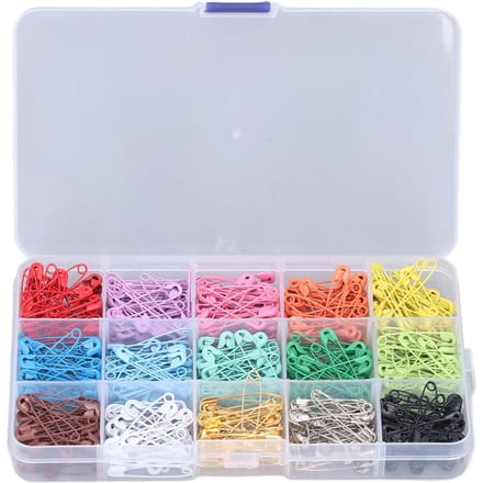 Veiligheidsspelden DIY Maken Betrouwbaar Vergrendelingsontwerp Glanzend Helder Klein Compact Naaiben Accessoires voor white