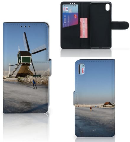 Xiaomi Redmi 7A Flip Cover Schaatsers