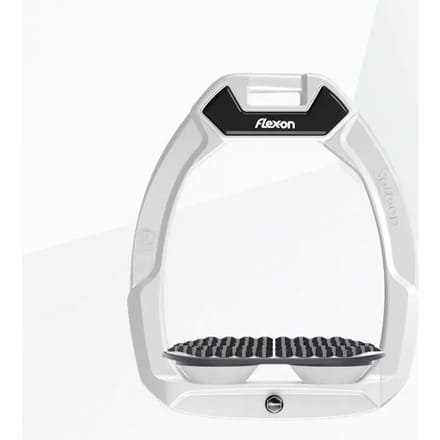 Veiligheidsstijgers voor endurance paardrijden Wit/Grijs/Wit Flex-On Safe-On