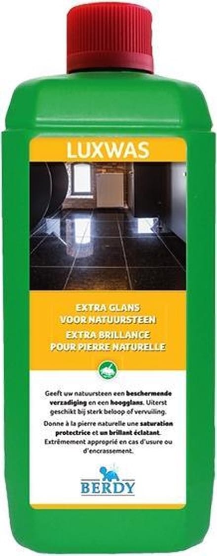 Luxwas - Sterkere glans NATUURSTEEN - Berdy - 1 L