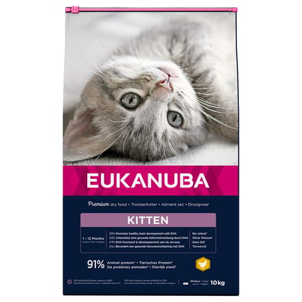 Eukanuba Cat & Kitten - Kip/Lever - Kattenvoer - 10 kg