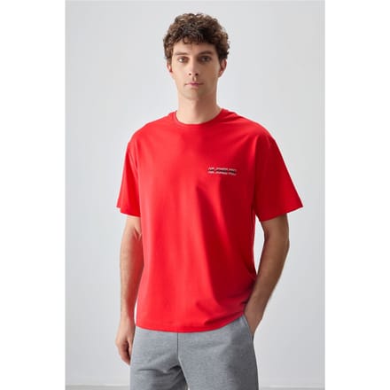 Oversized Gedrukt Katoenen Jersey T-Shirt