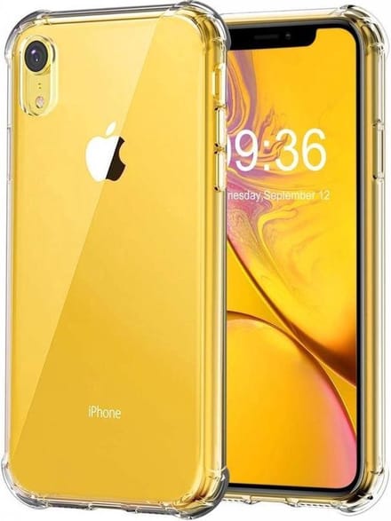 Anti Shock Hoesje Geschikt Voor iPhone XR - ShockProof Silicone Case - Transparant Back Cover