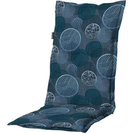 Madison - Tuinkussen Hoge Rug Circle Blue - 123x50cm