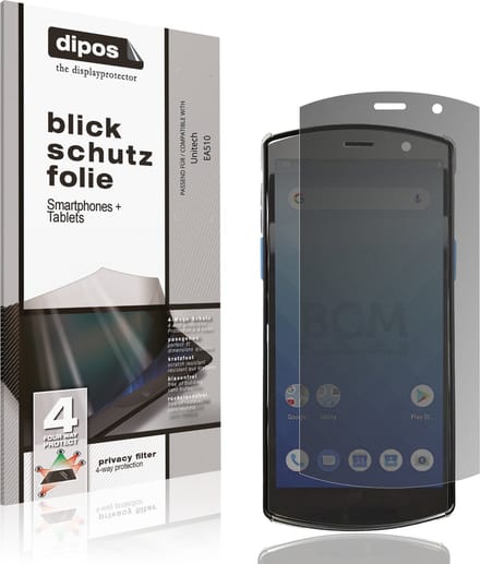 dipos – Matte Privacy Screenprotector geschikt voor Unitech EA510 | Anti-Spy Beschermfolie