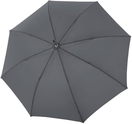 doppler Paraplu Graz Long Automatic MIA Umbrella Grey Donkergrijs