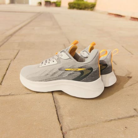 Adventure Sportsneaker Athene Grijs Ademend High Soft Insole
