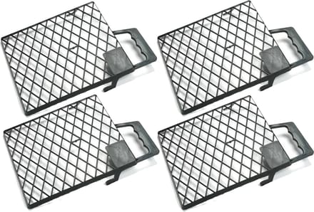 4x Veba Verfrooster Zwart 22x26cm  - Voordeelverpakking
