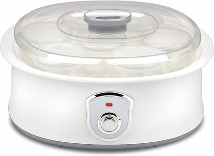 DnA® Yoghurtmaker - Ijsmachine - Yoghurtmachine - Wit - 28cm x 25cm x 16cm