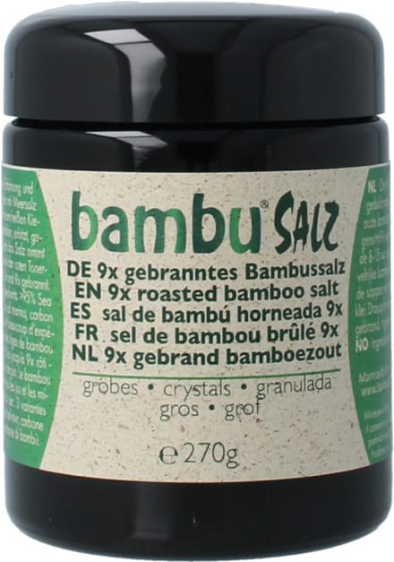 Bambu Salz Bamboezout grof 9x gebrand 270 Gram