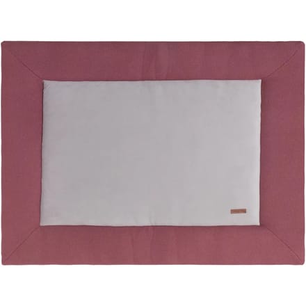 Baby's Only Gebreid boxkleed Classic - Parklegger - Speelkleed - Stone Red - 80x100 cm - Extra dik - Boxmatras - Tweezijdig te gebruiken