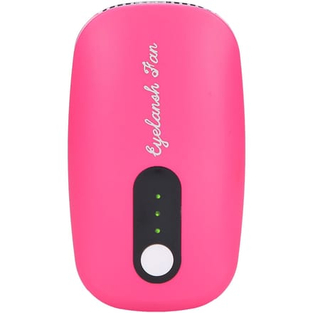 Wimper Mini Föhn Ventilator USB Oplaadbaar Enten Wimper Extensions Lijm Droger Ventilator Roze Rood rozerode kleur