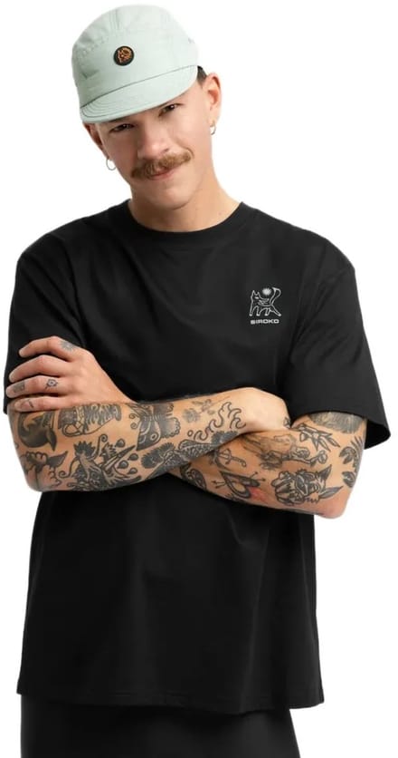 Siroko Rush T-shirt Met Korte Mouwen Zwart M Man