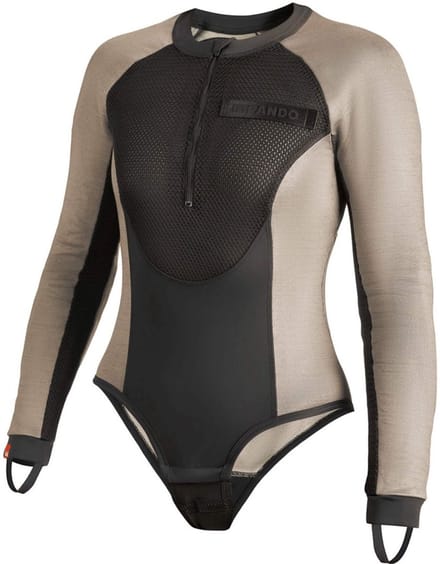 Pando Moto Bia Mesh Dames Grijs Beschermende Base Layer / Body - Maat L -