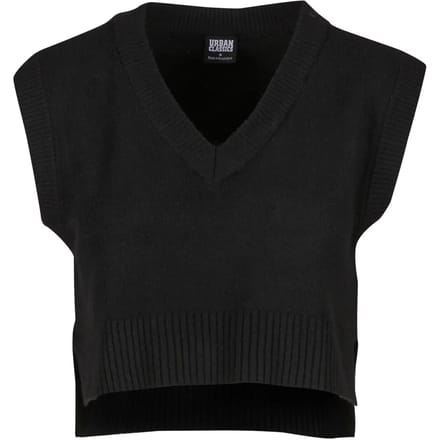 Urban Classics - Soft Knit Pullunder Mouwloze top - M - Zwart