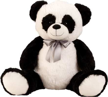 Panda beer knuffel van zachte pluche - 55 cm zittend/80 cm staand
