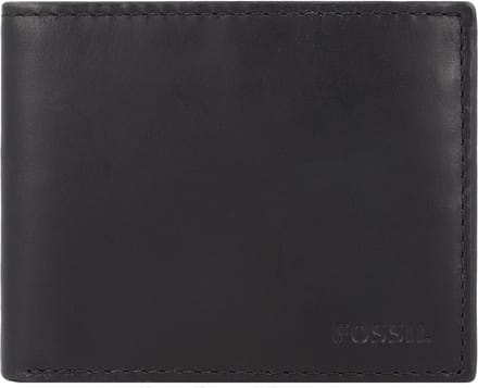 Fossil Derrick Portemonnee Leer 11 cm - Jongens - Horizontaal - black