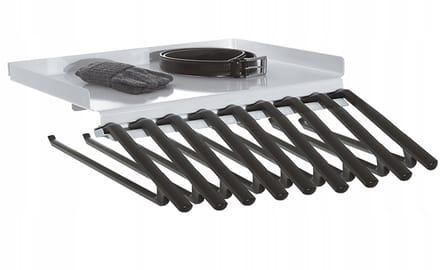Peka LINA Broekenhanger Wit - 9 Broeken Organizer