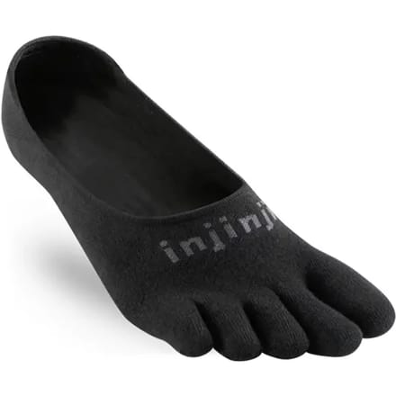 INJINJI | Sport Hidden Zwart (Maat - L) | Teensokken