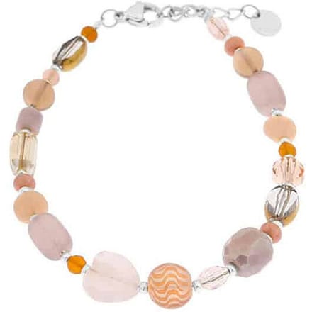 Label Kiki Armband rose blossem silver