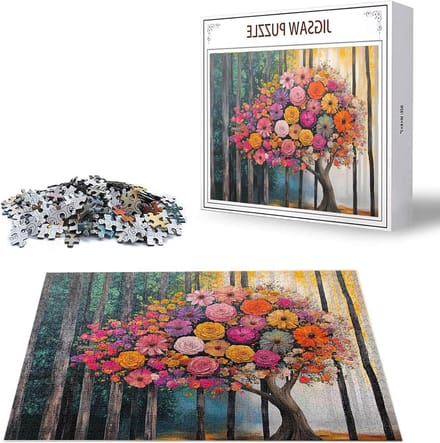 Bloemenpuzzel - Grote legpuzzel - Ontspanning thuis - Gelabelde achterkant - 3000 stukjes - Multi