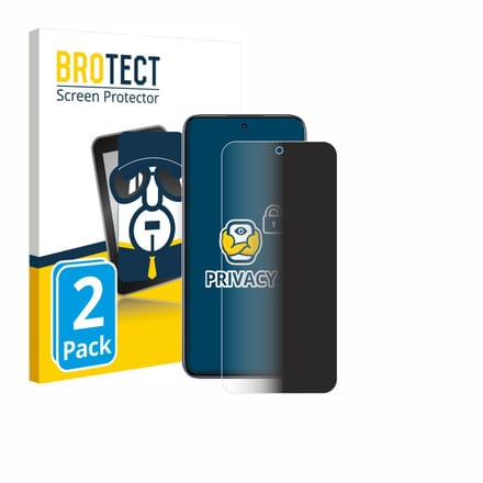 BROTECT - privacy screenprotector voor realme C85 Pro - Folie Beschermfolie Blauwlichtfilter 2 Stuks