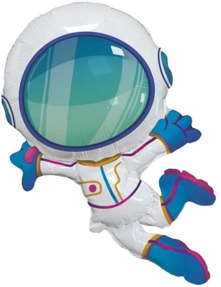 Folieballon Astronaut - Ruimte Ballon - 96 cm - Helium- en Luchtvulling