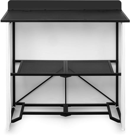 Vonyx DBF105 DJ booth - Inklapbare DJ booth - Compacte DJ tafel - Met lycra doeken en draagtas