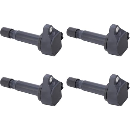 4 pièces Bobine d'allumage 30520RNAA01 ABS Résistante à la chaleur Haute Performance Remplacement pour Civic 1.8L L4 black