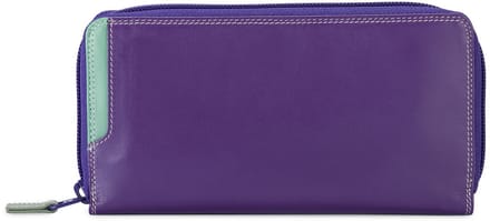 Mywalit Portemonnee RFID-bescherming Leder 20 cm - Dames - Horizontaal - orchid