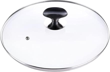 Pannendeksel Universeel - Glazen Deksel - Koken en Braden - Gehard Glas - 30cm - Transparant