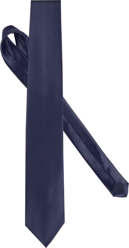 Stropdas Heren One Size Kariban Navy 100% Polyester