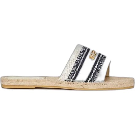 Superdry - Canvas Espadrille Overlay slippers - Dames - Slippers