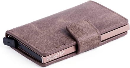 Figuretta RFID Creditcardhouder PU-leer - Donkerbruin