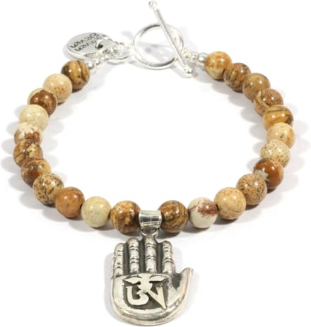 Heaven Eleven - jaspis met 925 zilver buddha handje