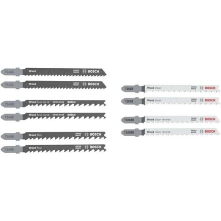 Bosch Accessories 2607012069 Decoupeerzaagblad set Wood Basic, 10-delig 1 stuk(s)