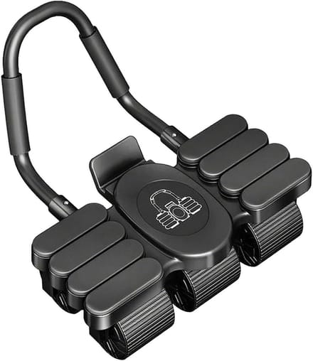 Buikspierroller - Core Trainer - Kracht Training - Automatische Rebound - 39x20x11cm - Zwart