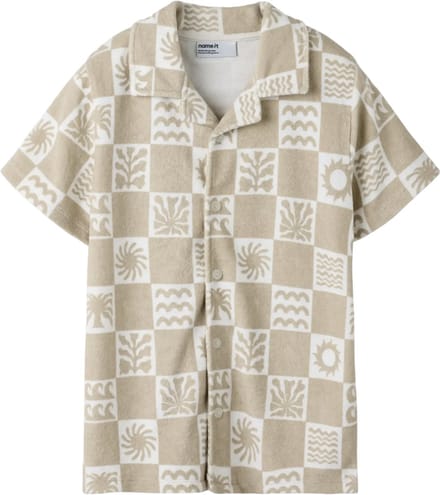 Name It - T-shirt - Blouse - NKMHERWIN - Humus - Kids - Maat 146/152
