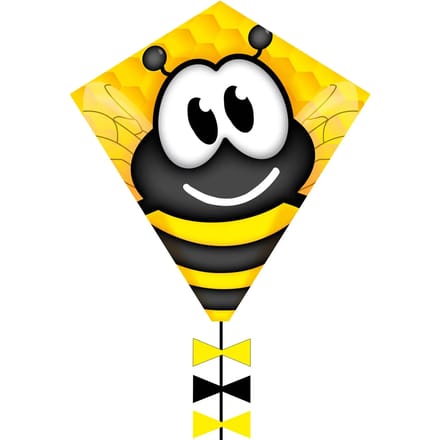 Kindervlieger HQ Eddy 50 Bumble Bee 102109 Geel 45 x 50 cm