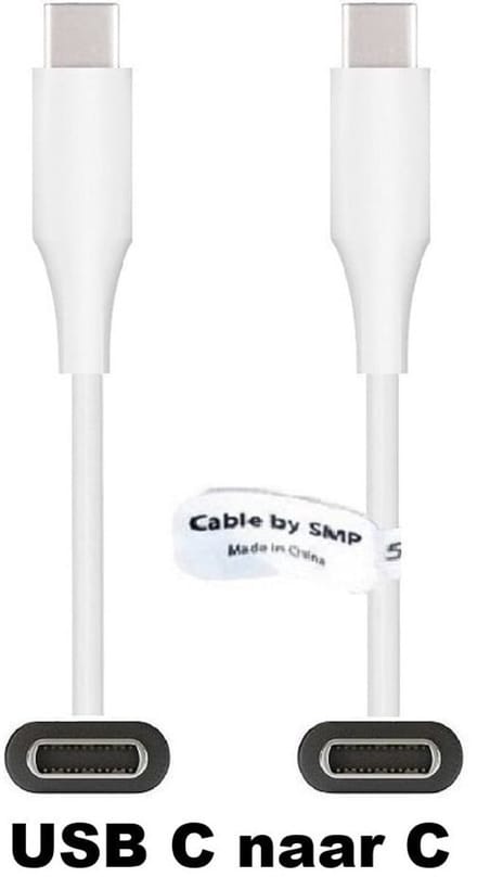 OneOne 2,0m oplaadkabel. Extra sterke USB C naar C kabel. Stevig laadkabel snoer past op Sony DualSense Controller, Playstation 5 Controller, PULSE 3D Wireless Headset