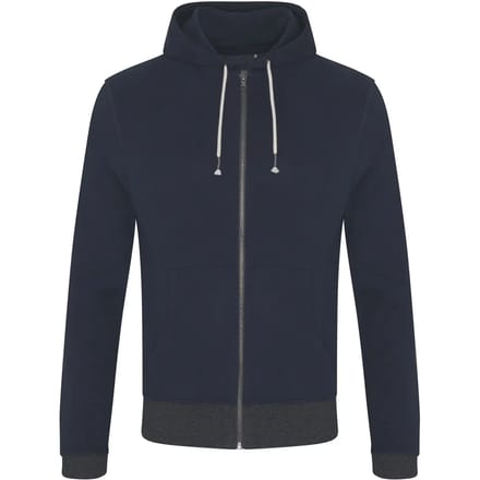 Geïnspireerde sweatshirt met rits van gerecycled katoen Ecologie Okavango
