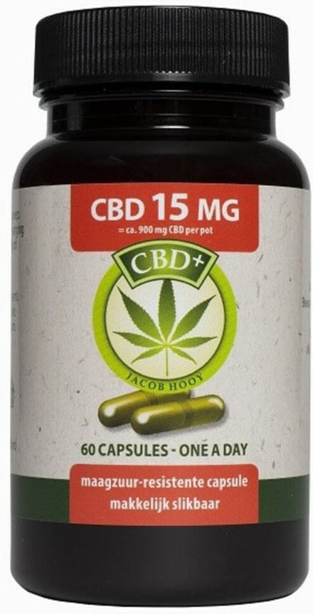 Jacob Hooy CBD Capsules 15 mg - 60 capsules