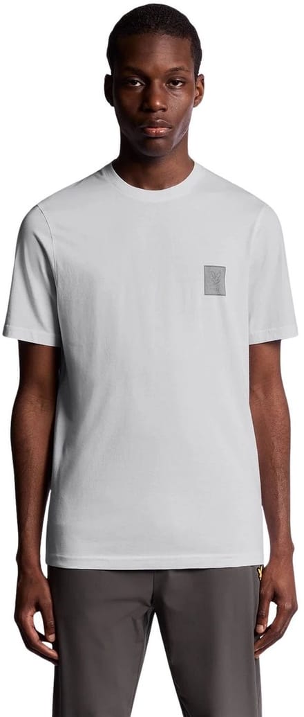 Lyle and Scott Rubberised Logo Graphic Casual T-shirt Heren Wit L