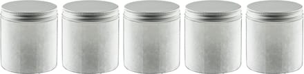 Claudius Badzout No Scent No Colour - 300 gram - Pot met aluminium deksel - set van 5 stuks
