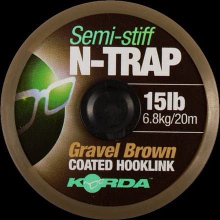 Korda N-Trap Semi Stiff 15lb Brown