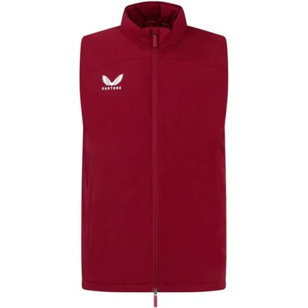 Castore - Heren - Padded Bodywarmer - Rood - Maat S