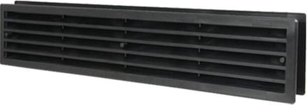 Deurrooster 450x92 mm zwart - VR459M