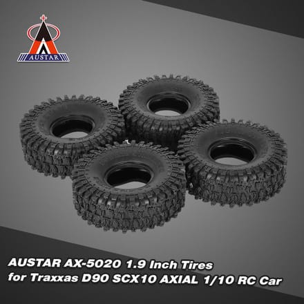 4 stuks AUSTAR AX-5020 1.9 Inch 120mm Rock Crawler Banden