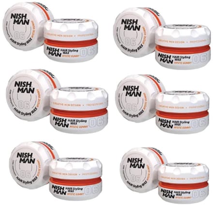 Nishman 06 Mystic Gummy Haarwax - 6 stuks - 150 ml